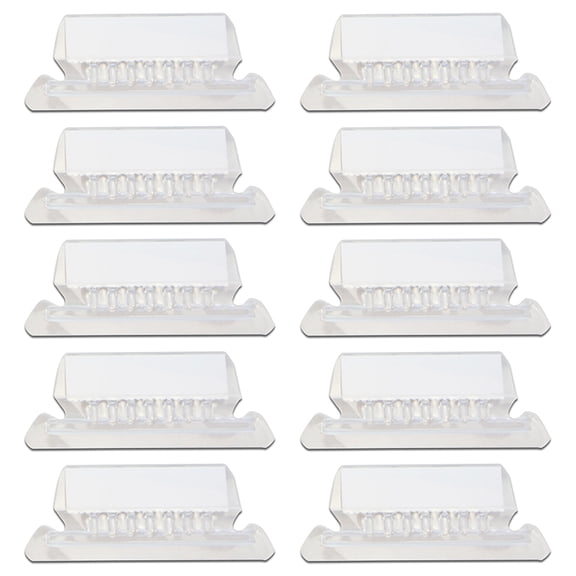 SIEYIO Clear Colored Plastic Hanging File Folder Labels 2" Tabs and Inserts Set of 10
