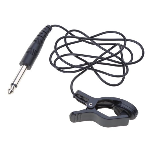 SIEYIO Clip On Microphones Piezo Violins Acoustic Guitar Pickup Clip On Pickup Portable Contact Microphones Piezo Pickups Jacks