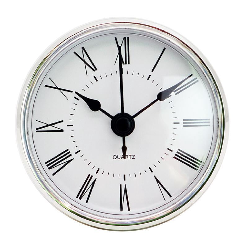 SIEYIO Clock Insert Black Arabic Numerals Movement Clock Fit Up Round ...