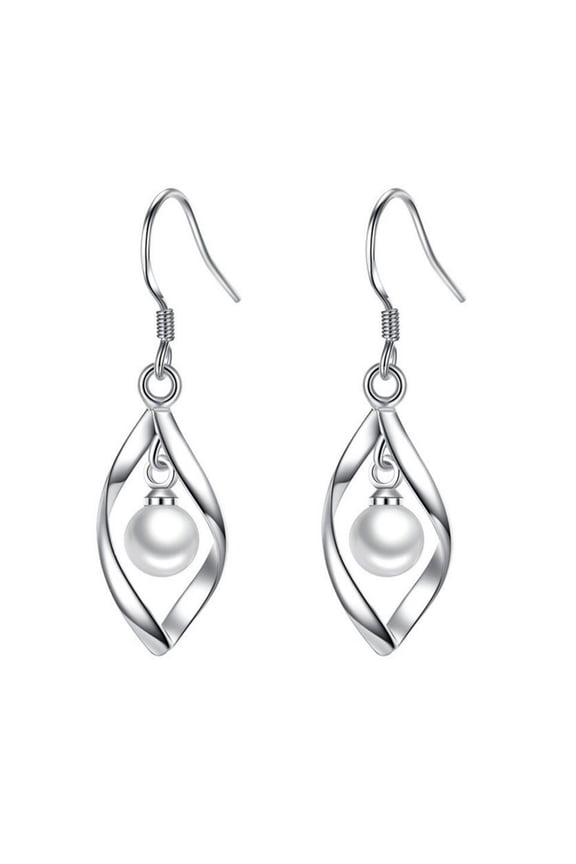 Contemporary Twisted Pearls or Zirconia Earrings for Elegant Everyday Style