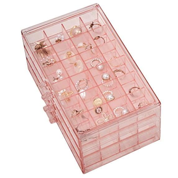 SIEYIO Convenient and Neat Jewelry Storage Case with Multiple Compartments Lightweight Jewelry Storage Box for Accessory Order