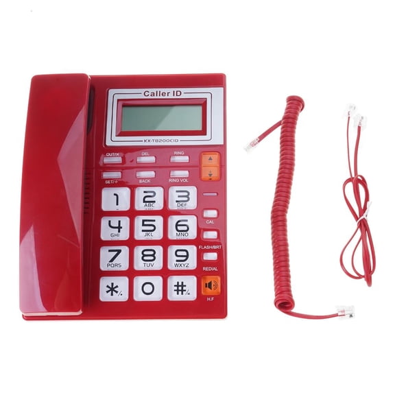 SIEYIO Corded Landline Phone Big Button Household Hotel Business Desktop Landline