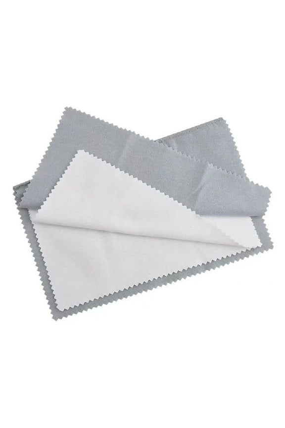 Cotton Jewelry Cleaning Polishing Cloth Gold Silver Platinum Jewelry Silverware