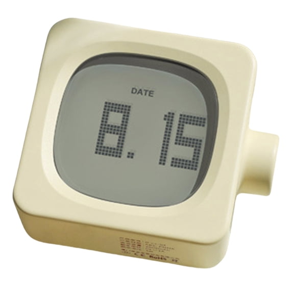 SIEYIO Creative Cubic Alarm Clock with Snoozes Function Timer for Students Night Lamp LED Display Rechargeable Desktop Clock