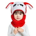 thumbnail image 1 of SIEYIO Cute Balaclava Hat Warm Cycling Face Covering Winter Warmer Fleece Fuzzy Plush Hat Neck Gaiter for Adults Kids, 1 of 20