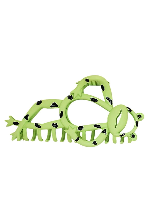 Cute Cartoon Frogs Hair Claw Clips Headwear Large Hair Clips Strong Hold Big Hair Jaw Clips for Thick and Thin Hair