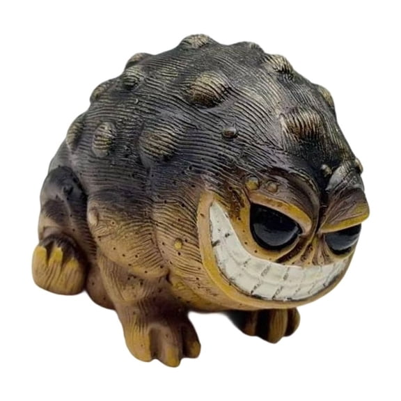 SIEYIO Cute Rain Frogs Statue Resins Figurine Decorative Gift For Garden Living Space