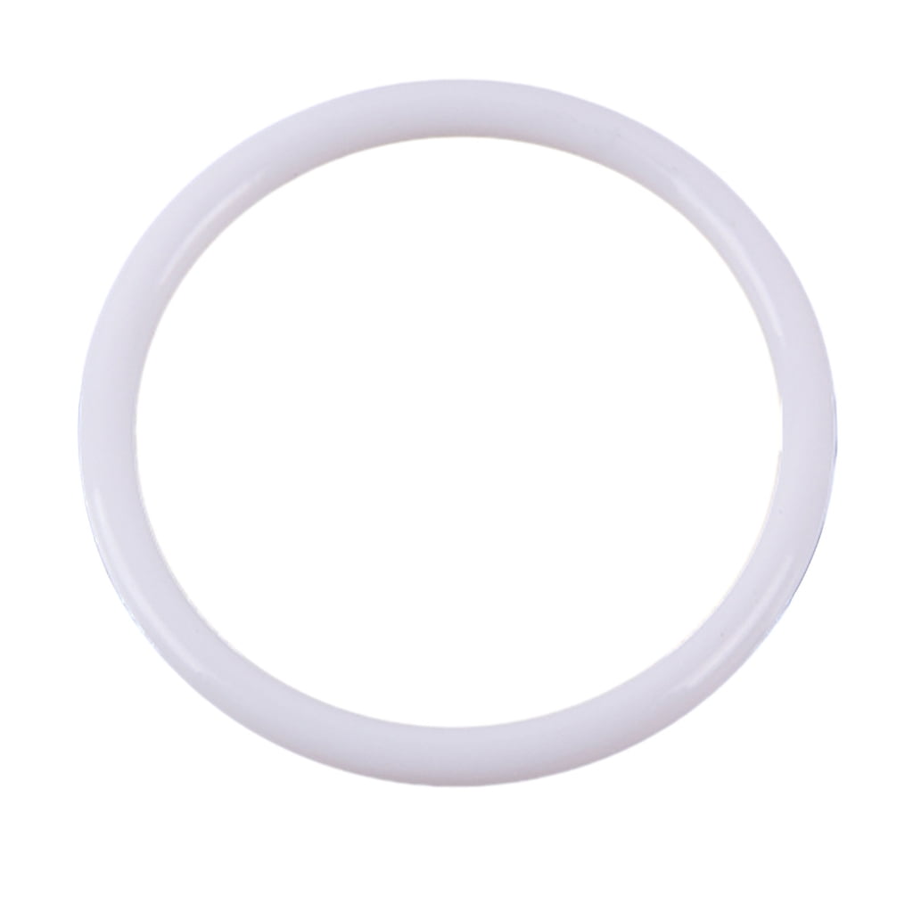 SIEYIO DIY Craft Rings White Plastic Hoops for Wedding Clothing Jewelry ...