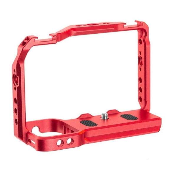 SIEYIO DSLR Camera Cage For ZV-E1, Aluminum Construction, Integrated Video Clamp, Multiple Threaded Holes