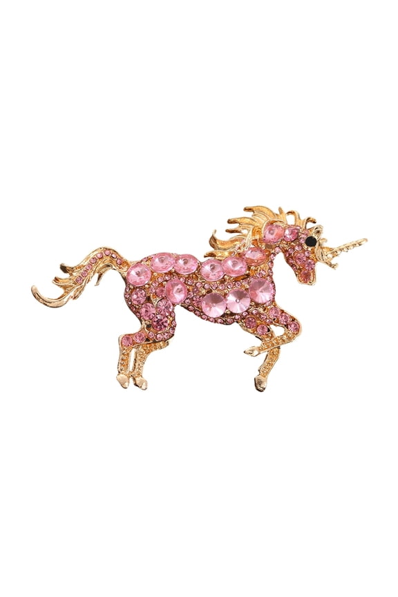 Delicate Unicorns Alloy Pin Portable Comfortable Wear Versatile Decoration for Dresses Coat and Bags