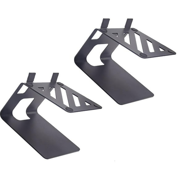 SIEYIO Desktop Metal Speaker Stands with Antislip Bezal Stable Speaker Mounts Rack