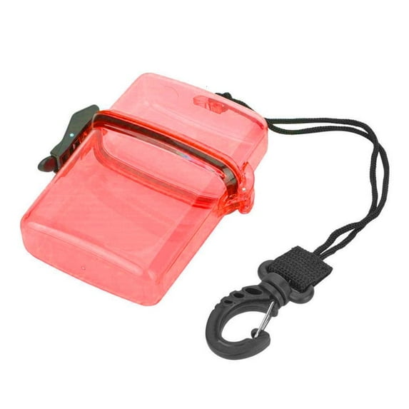 SIEYIO Diving Seal Box Clear Floating Watertight Case Waterproofs Sealing Box Underwater Diving Sealing Box with Rope Hook