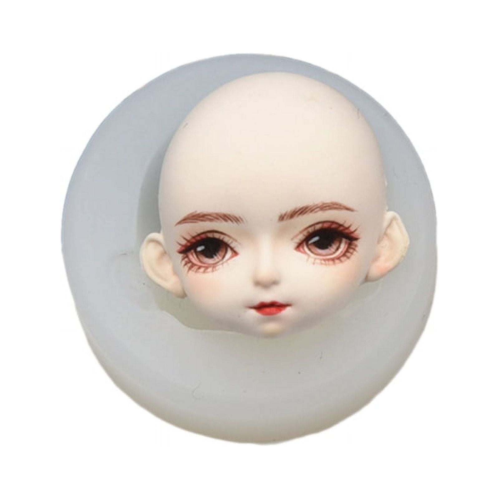 SIEYIO Doll Head Molds Clay Moulds Baby Face Mold HandMaking