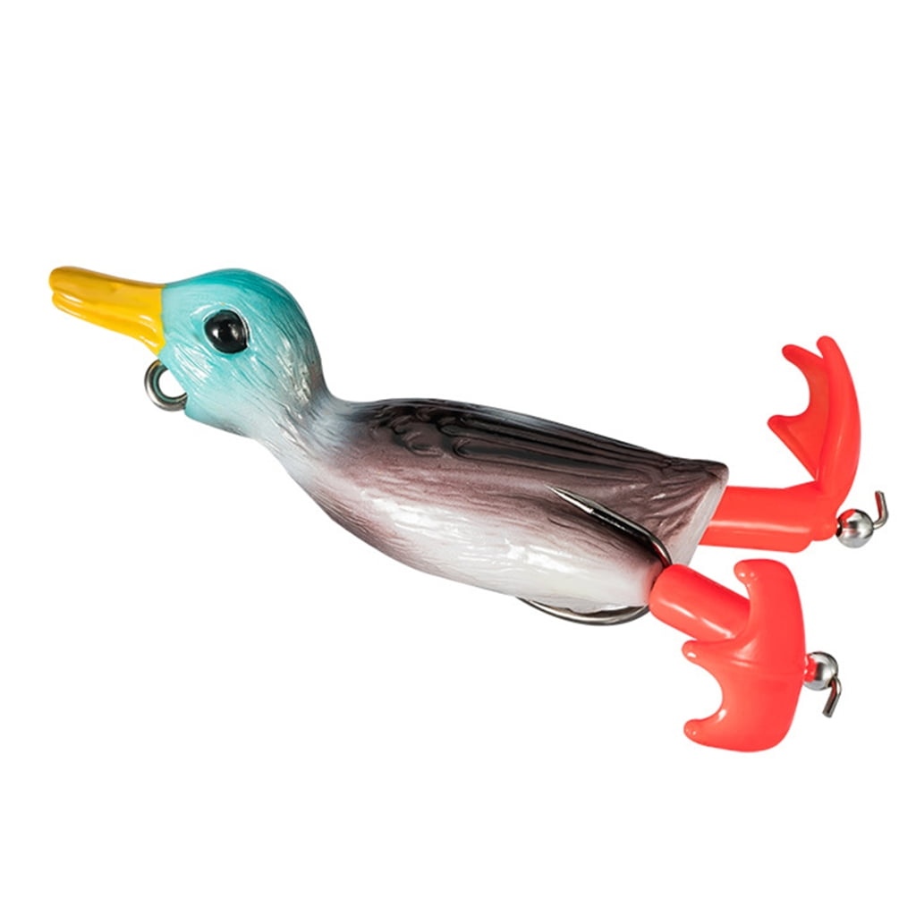 3D 29G DUCK Topwater esca da pesca galleggiante esca artificiale piedi da pesca e schizzi attrezzatura da pesca dura Geer  18