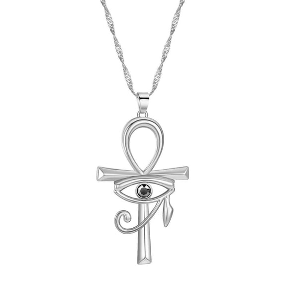 SIEYIO Egyptian Eye of-Horus Necklaces Jewelry Gold Evil-Eye Pendant Clavicle Chain