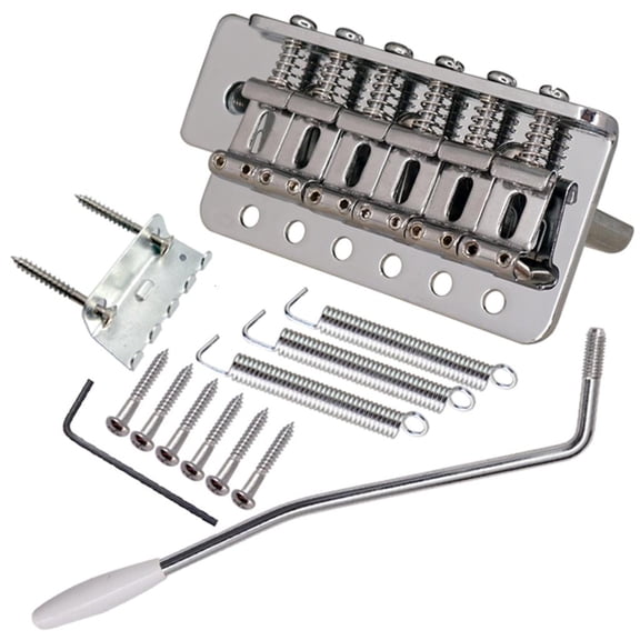 SIEYIO Electric Guitar Tremolo Bridge System Set with Thickened Base For String Spacing