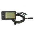 thumbnail image 1 of SIEYIO Electric Scooter Bike Meter Display 24V/36V/48V Universal LCD Display Control Panel Meter S866 Meter Connector, 1 of 11