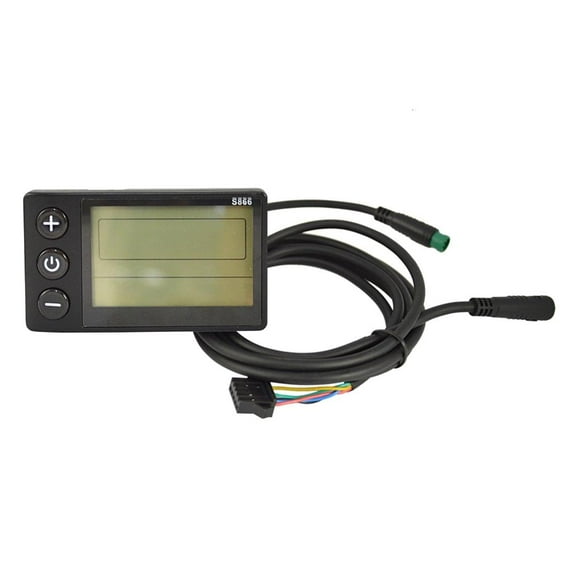 SIEYIO Electric Scooter Bike Meter Display 24V/36V/48V Universal LCD Display Control Panel Meter S866 Meter Connector