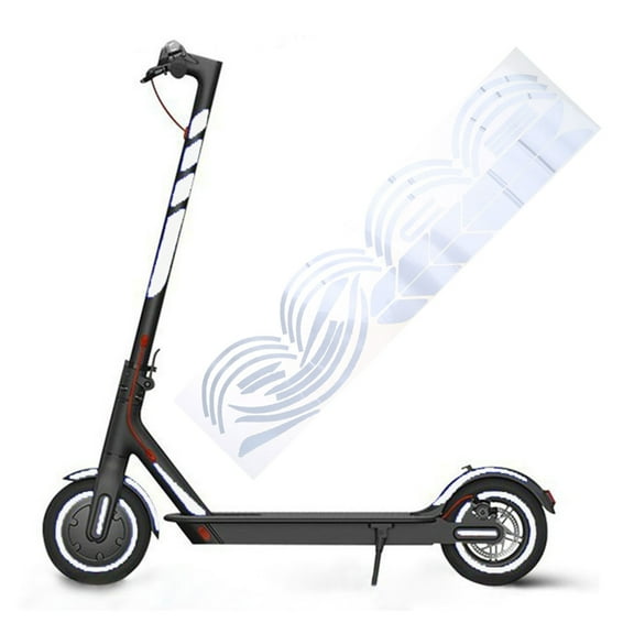 SIEYIO Electric Scooter Reflective Stickers Wheel Hub Protective Reflective Sticker