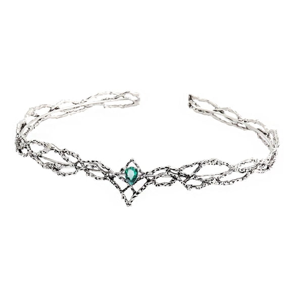 SIEYIO Elegant Elven King Crowns with Sparkling Portable Fashion Accessory for Men and Women's Evening Event