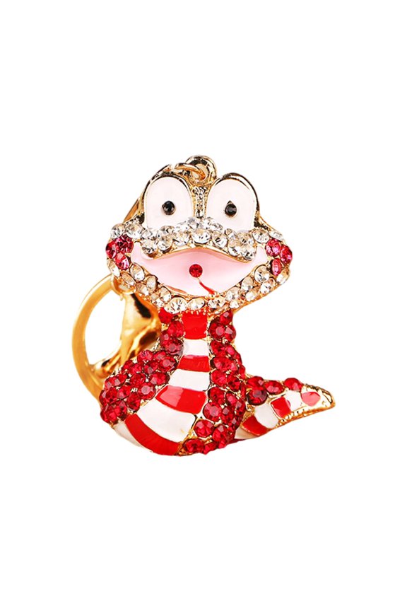 Elegant Snake Pendant Key Accessory Crafted from Sturdy Alloy Materials