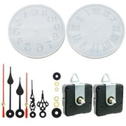 SIEYIO Epoxy Resin Mold Silicone Clock Mold Wall-Decor Clock Mold Kits Arabic Number