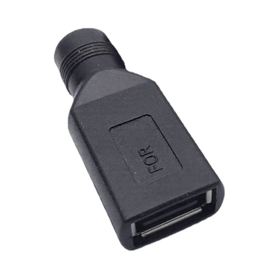 SIEYIO Essential Laptop Power Supply Adapter Tip Portable USB to DC5.5x2.1 Connector