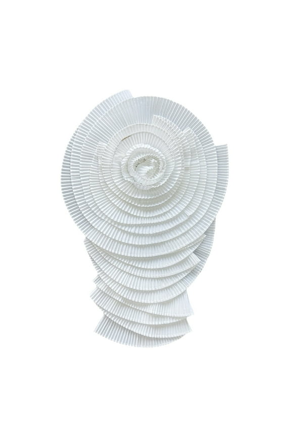 Exaggerated Ruffled Flower Lapel Pin Big Floral Brooch for Fashion Enthusiasts