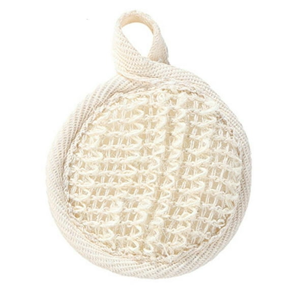 SIEYIO Exfoliating Loofah Pad Face Scrubber,Manual Facials Cleansing and Makeup Remover Brush Shower Bath Loofah Sponge Unisex