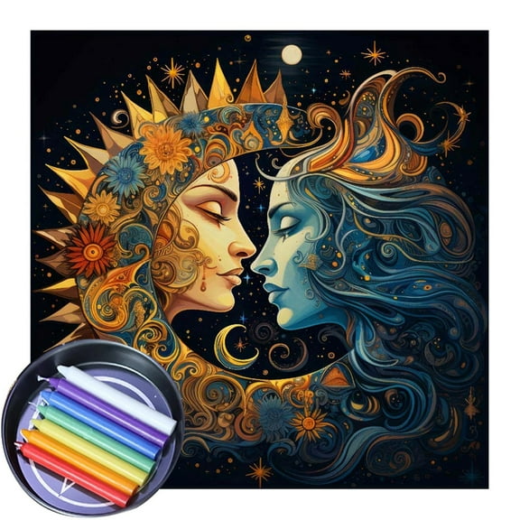 SIEYIO Experience Spirituality Tarot Tablecloth Table Cover Dinning Table Decors