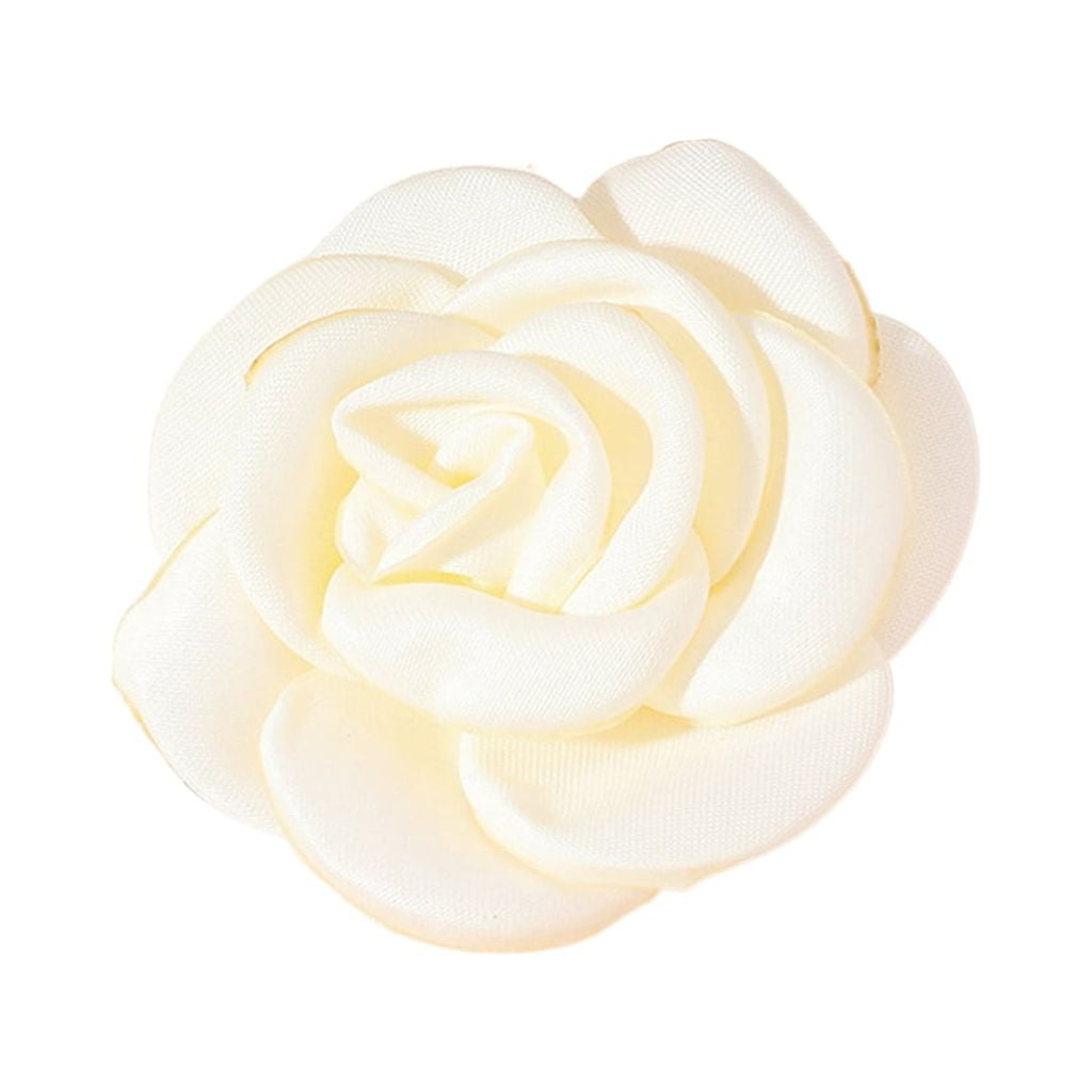 SIEYIO Fabric Rose Flower Brooch Pins Fashion Jewelry Cardigan Shirt ...