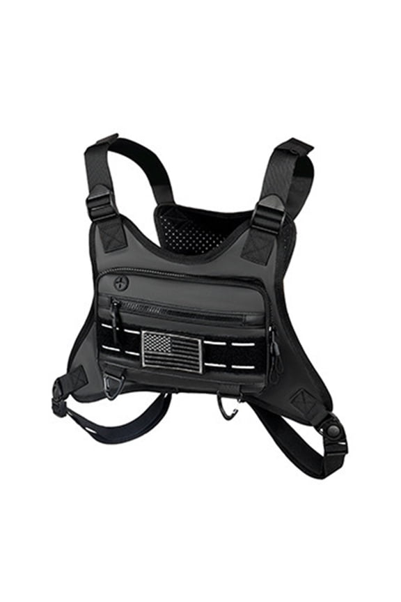 SIEYIO Fishing Chest Bag Outdoor Sports Running Vest Backpacks Front Chest Pack Chest Rig Backpacks for Fishing Cycling