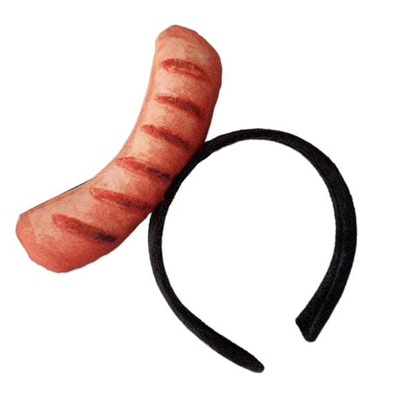 SIEYIO Funny Food Headband Hotdog Headband Funny Party Headband Food Hat Costume