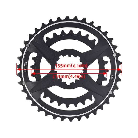 SIEYIO GXP Mountain Bike Double Chain, Crown for SRAM XO1 X1 GX XO X9,36T-26T / 38T-28T Bike Sprocket