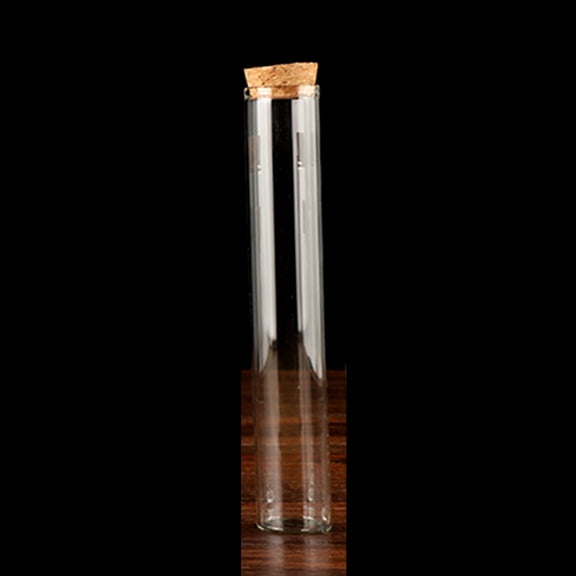 SIEYIO Glass Test Tube with Cork Stoppers for Scientific Experiments Bath Salt and Candy Storage