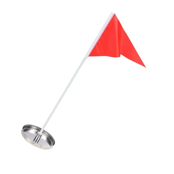 SIEYIO Golf Putting Cup and Flag Stainless Steel Practice Golf Cup Small Red Flag Golf Practice Equipment Flag Holder