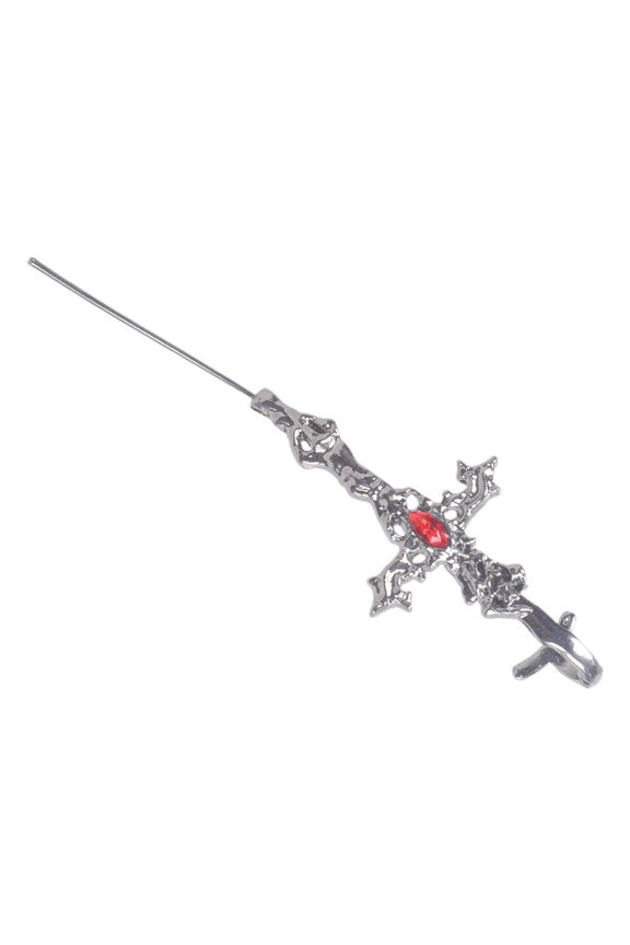 Gothic Crosses Spikes Earrings Punk Style Piercing Ear Studs Jewelry For Women Men
