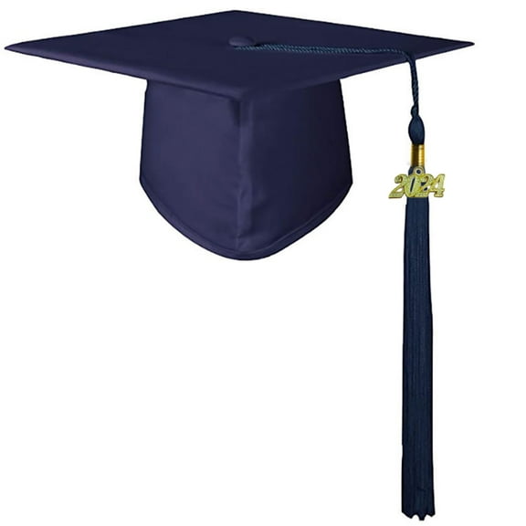 SIEYIO Graduation Hat Bachelor Caps University Graduation Decors Hat with Fringed Unisex College School Graduate Costume Hat