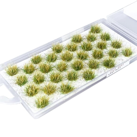 SIEYIO Grass Tufts Miniature Static Grass Model Miniature Shrub Bushes for Landscape
