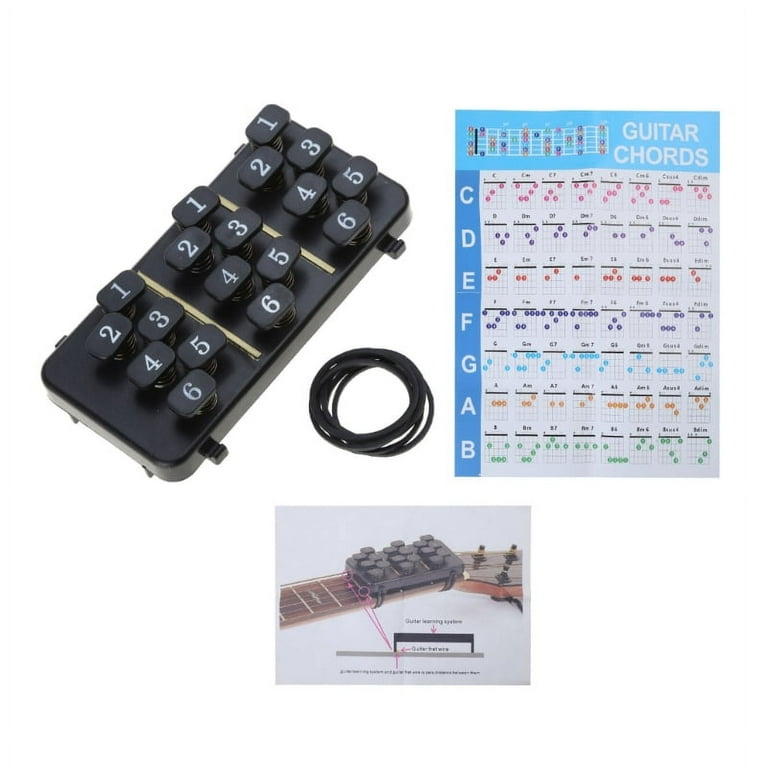 Guitar Aid - Trainer D'accords Pour Guitare, Plus De 110 Accords, Pour Débutants Et Amateurs