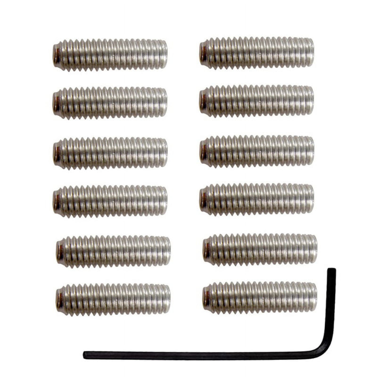 SIEYIO Guitar Saddle Height Adjustment Screws with Hexagonal Wrench for American Vintage Series