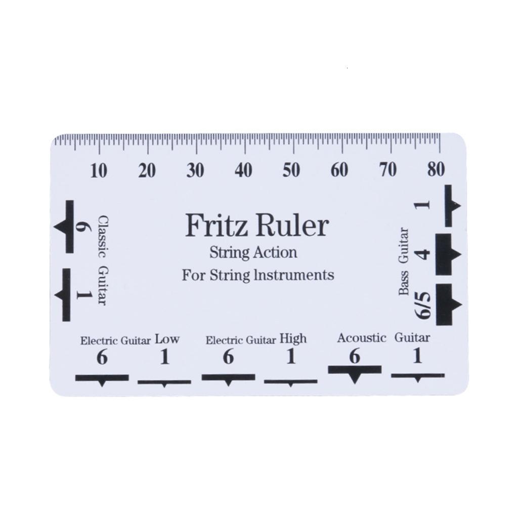 Aktion Ruler SIEYIO Guitar String Action Gauge Ruler Measuring Tool Guitar Bass ...