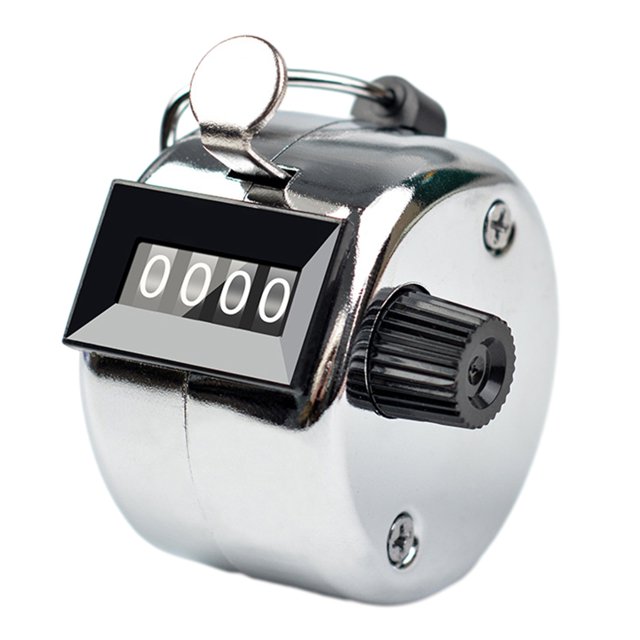 SIEYIO Hand Tally Counters, 4-Digits Manual Clickers Count to 9999 ...