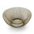 thumbnail image 1 of SIEYIO Hand-woven Iron Wire Hollow Storage Fruit Vegetable Basket Round Elegant Picnic Tray Food Bread Dishes Multipurpose, 1 of 15