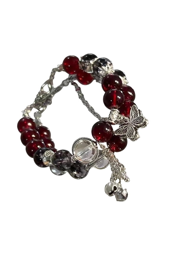 Handmade Butterfly Charm Bracelet Accessory for Daughters Sisters Friend