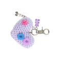thumbnail image 1 of SIEYIO Heart Keychain Sweet Cute Bowknot Pendant Ornament Keyring Backpack Decoration, 1 of 8