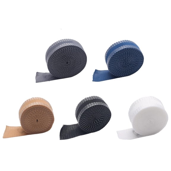 SIEYIO Hemming Webbing Adhesive Fabric Tape Webbing Tape Iron On Hemming Tape Invisible Mending Tape Width 25mm for Clothes