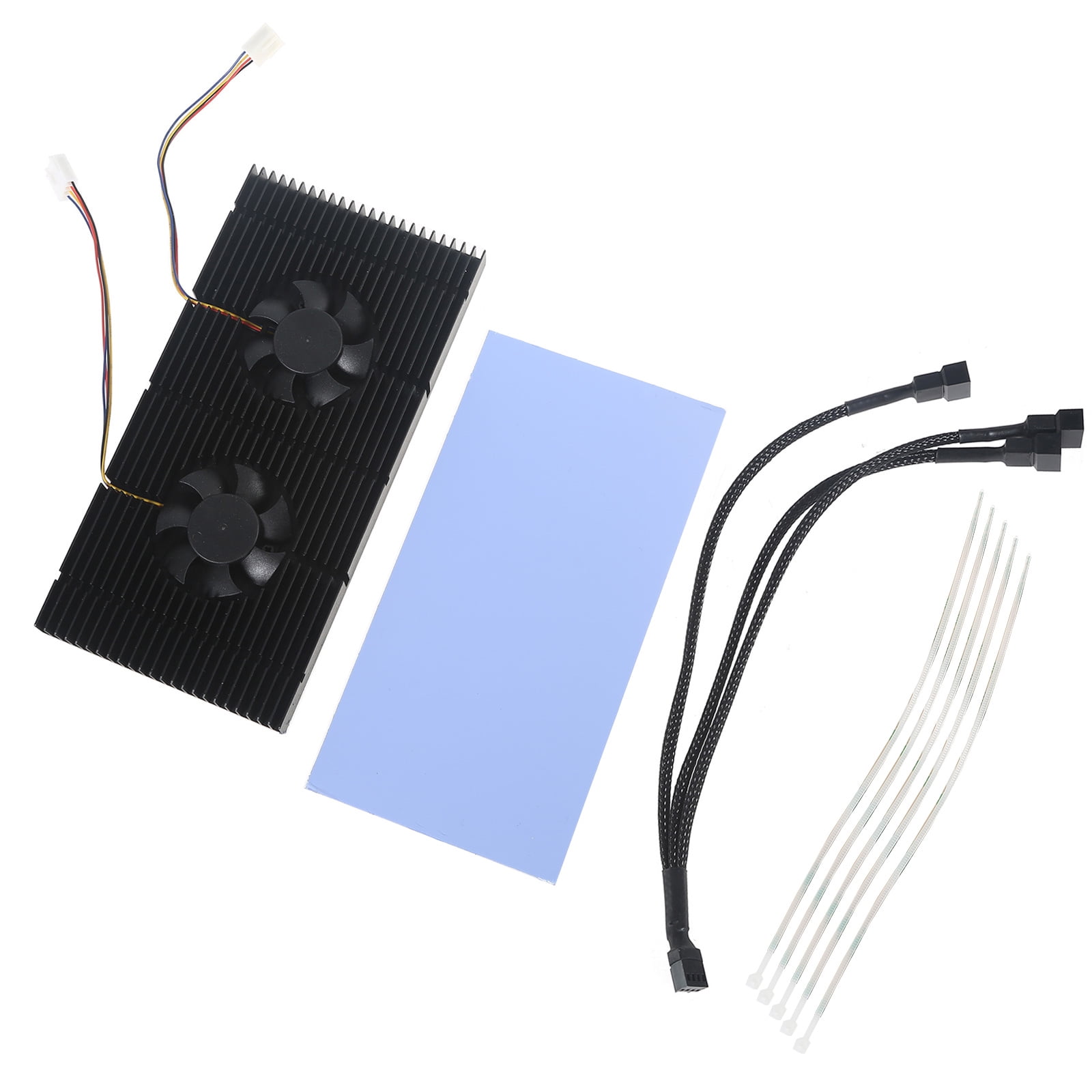 SIEYIO High Performance Dual Fans PWM Cooling GPU Backplane Radiator ...