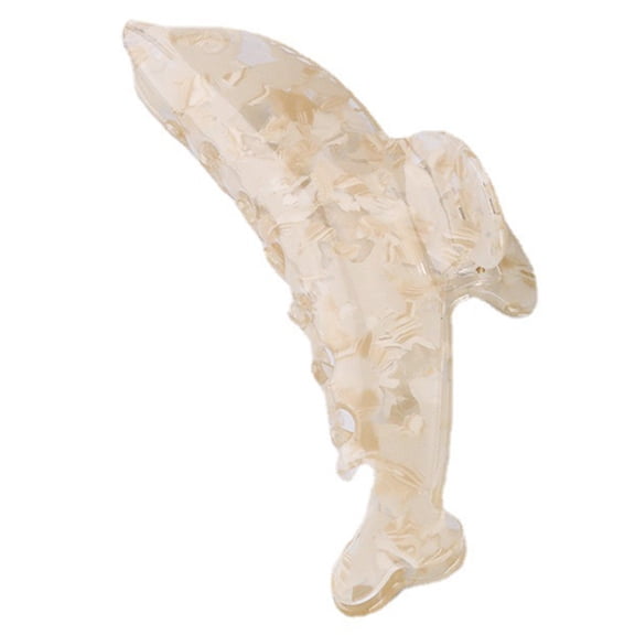 SIEYIO Internet Celebrity Taking Photo Ponytail Hair Clip Delicate Dolphin Shape Hair Clip for Woman Long Hair Hairpins