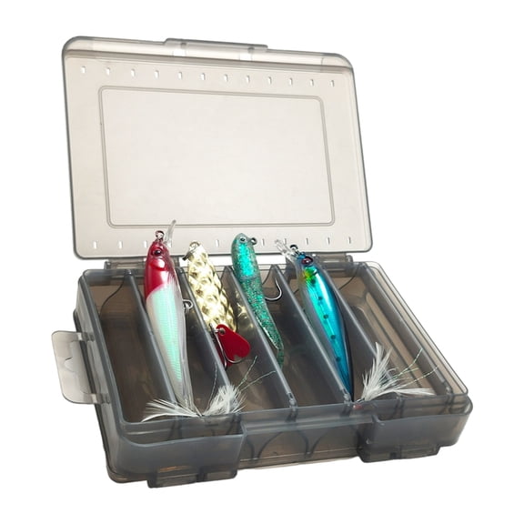 SIEYIO Jigs Head Spinner Hook Baits Tool Case Double Sided Fishing Tackle Box Organizers